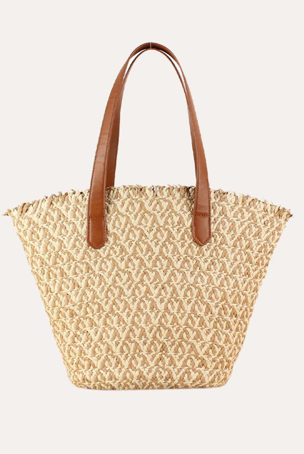 DuoWeave Chic Tote - Brown / One-Size - ACCESSORIES-Bag