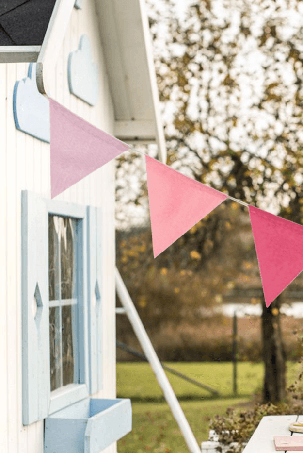 Sustainable Linen-Look Bunting Flags - One-Size - ACCESSORIES-Others
