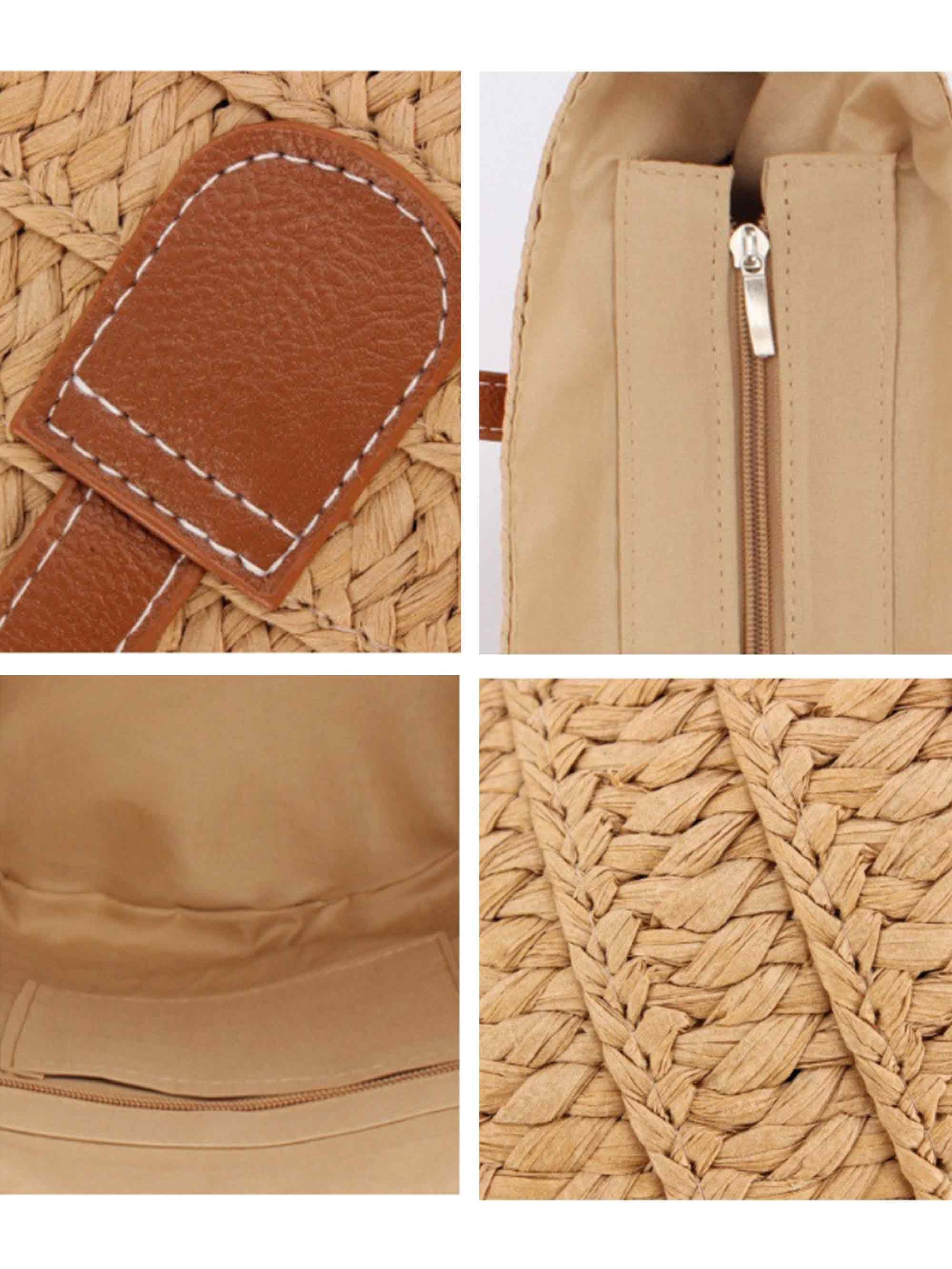 Flat Strap Trapezoid Tote - ACCESSORIES-Bag