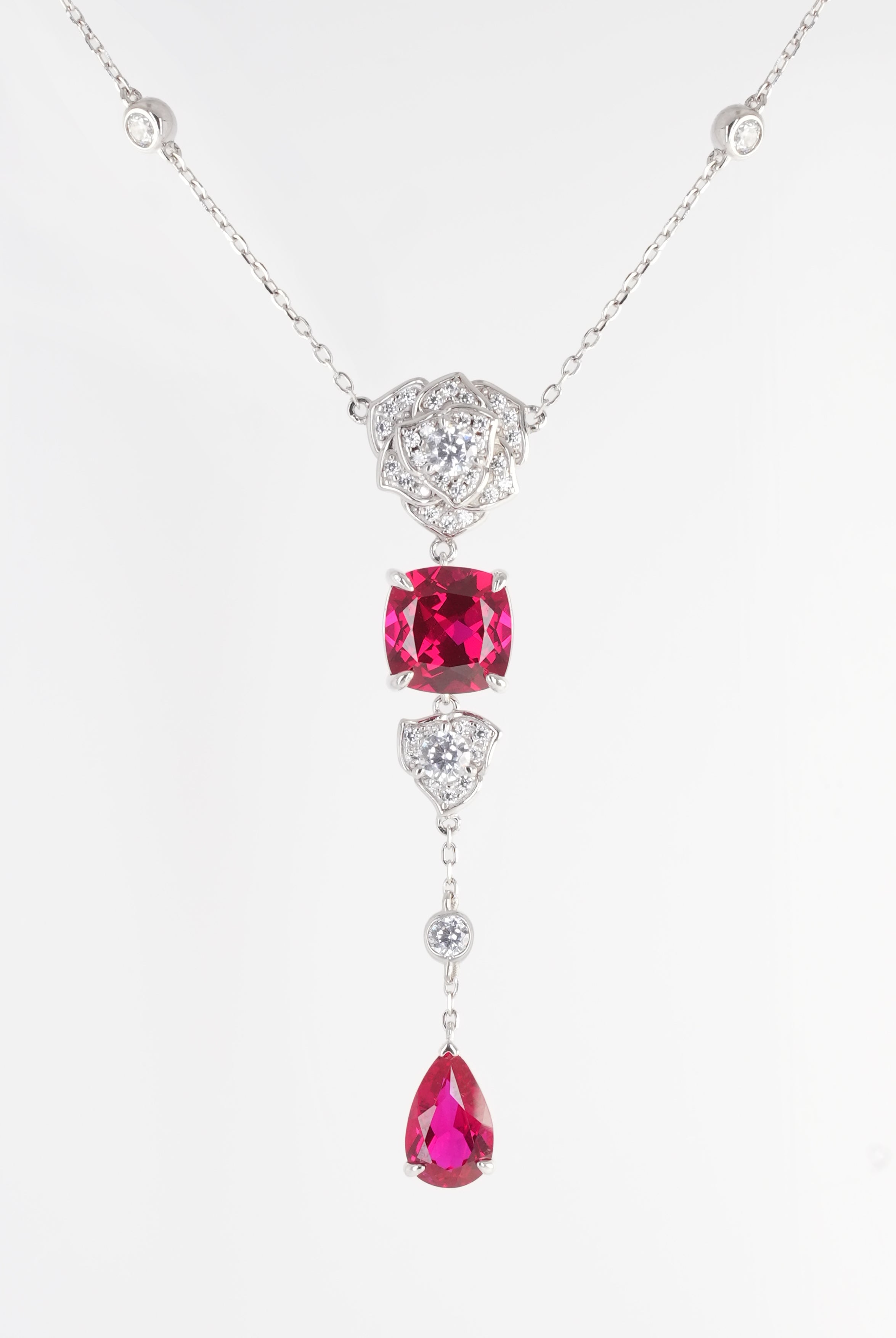 Exquisite Ruby Necklace - Veil - One-Size - ACCESSORIES-Jewelry