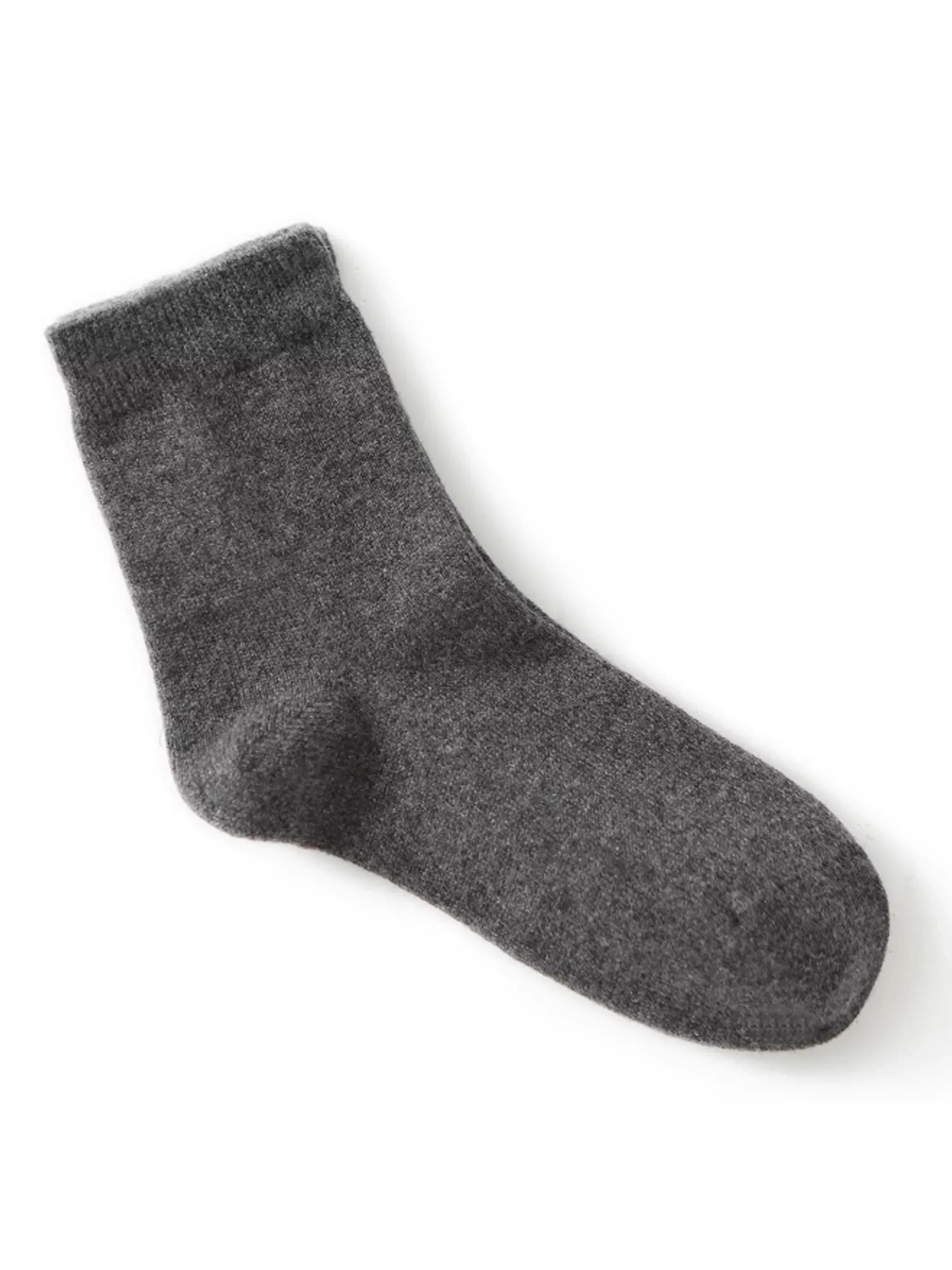 100% CASHMERE HOME HEAT MID-CALF THERMAL SOCKS ACC-home08