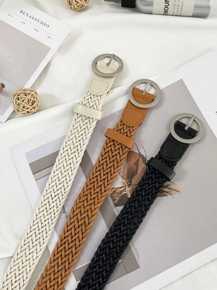 WILLA ALLURE Woven Canvas Belt - ACCESSORIES-Others