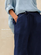 100% Linen Classic Pants SELAH - BOTTOMS-Linen
