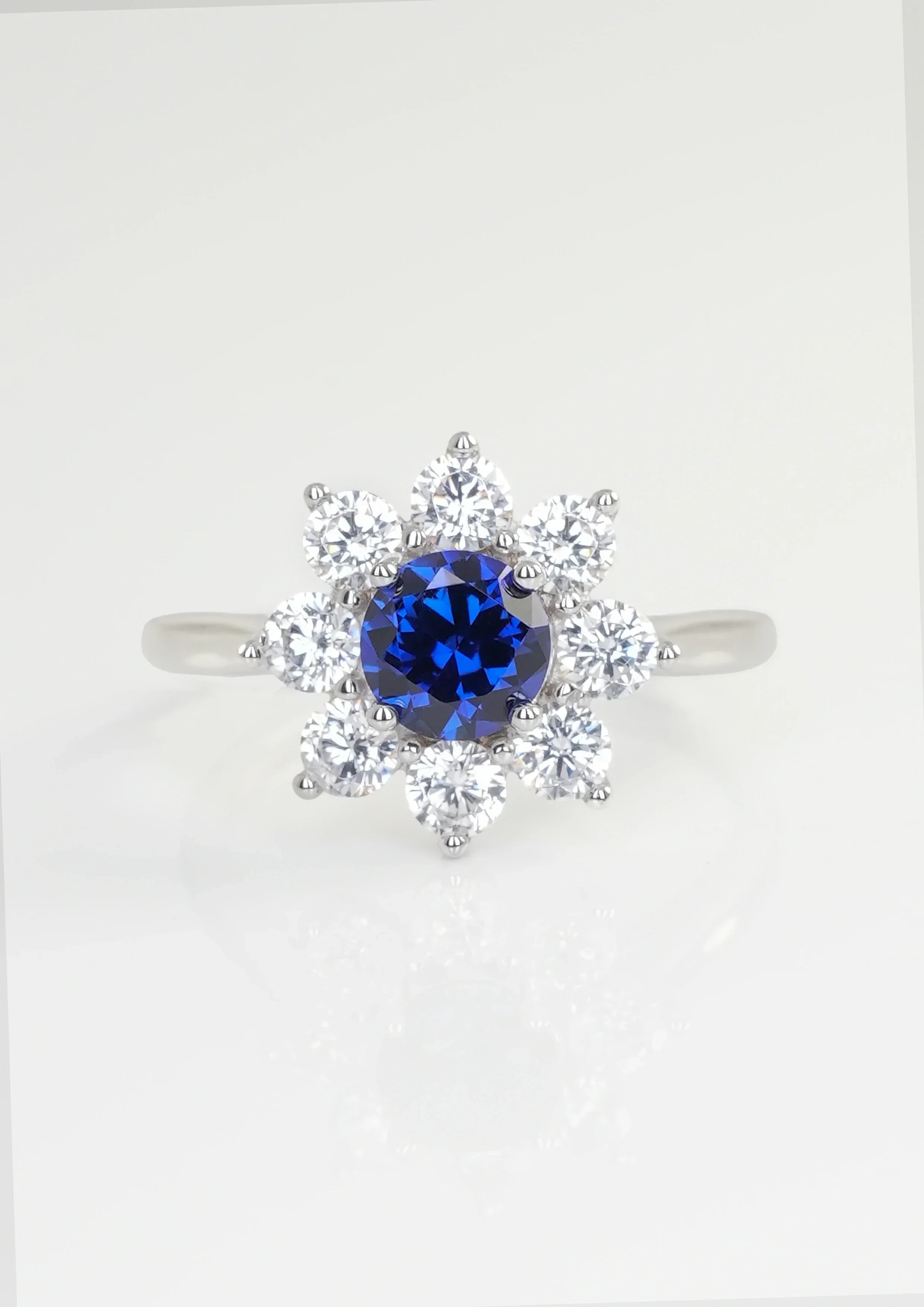 Exquisite Sapphire Ring - Blue Rhyme Starlight - One-Size - ACCESSORIES-Jewelry