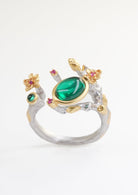 Exquisite Emerald Ring - Enchanted Branch - One-Size - ACCESSORIES-Jewelry