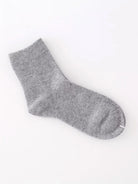 100% CASHMERE HOME HEAT MID-CALF THERMAL SOCKS ACC-home08