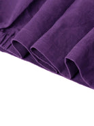 100% Linen Collarless Mid-Length Dress SOFIA - DRESSES-Linen Midi