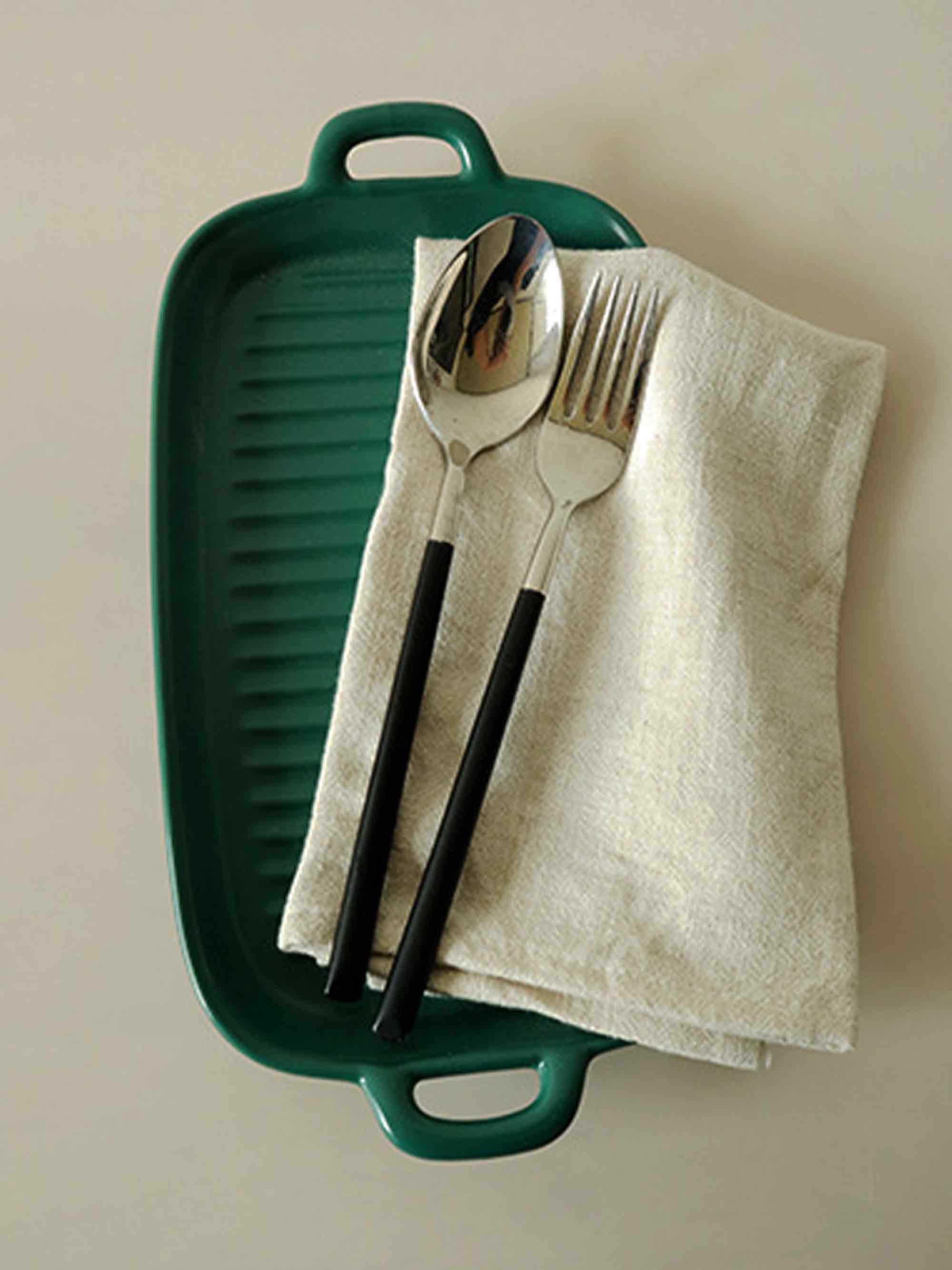 Cotton Linen Napkins Solid Color Placemats Tea Towels - ACCESSORIES-Others