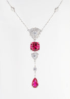 Exquisite Ruby Necklace - Veil - One-Size - ACCESSORIES-Jewelry