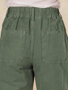 Linen Simple Button Fly Trousers HEIDI - BOTTOMS-Linen Pants