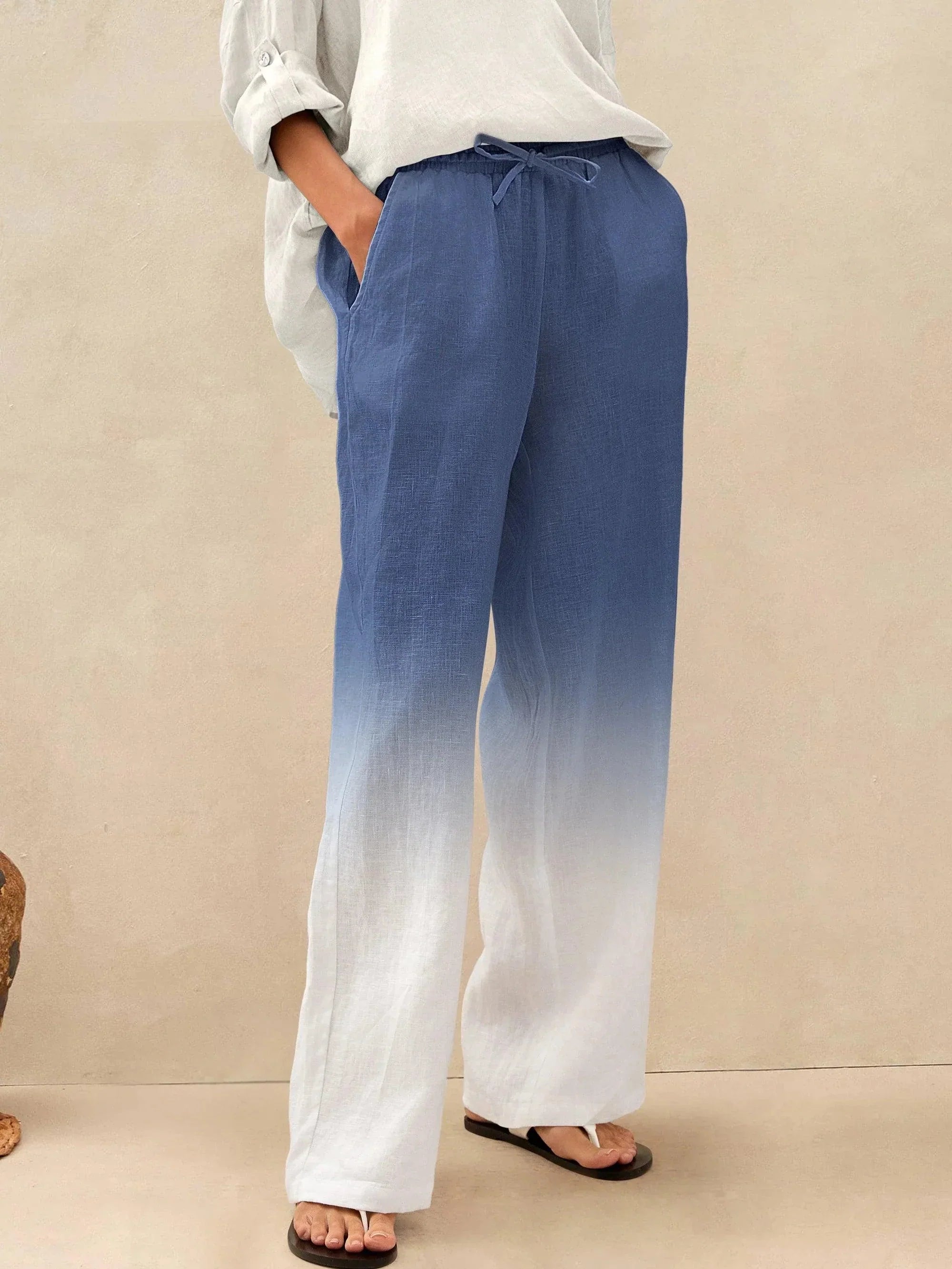 100% Linen Classic Pants SELAH - BOTTOMS-Linen