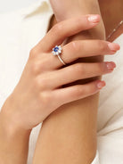 Exquisite Sapphire Ring - Blue Rhyme Starlight - One-Size - ACCESSORIES-Jewelry