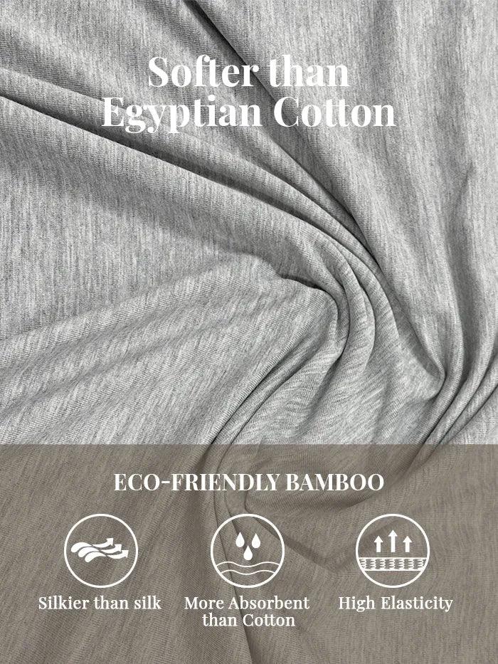 Short Sleeve Bamboo Pajama Set ODESSA - LOUNGEWEAR-Bamboo PJS